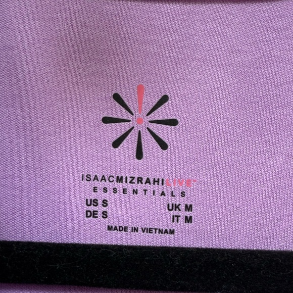 NWOT Isaak Mizrahi Live Essential Lavender V-Neckline Cardigan, Front buttons, M - Picture 4 of 10